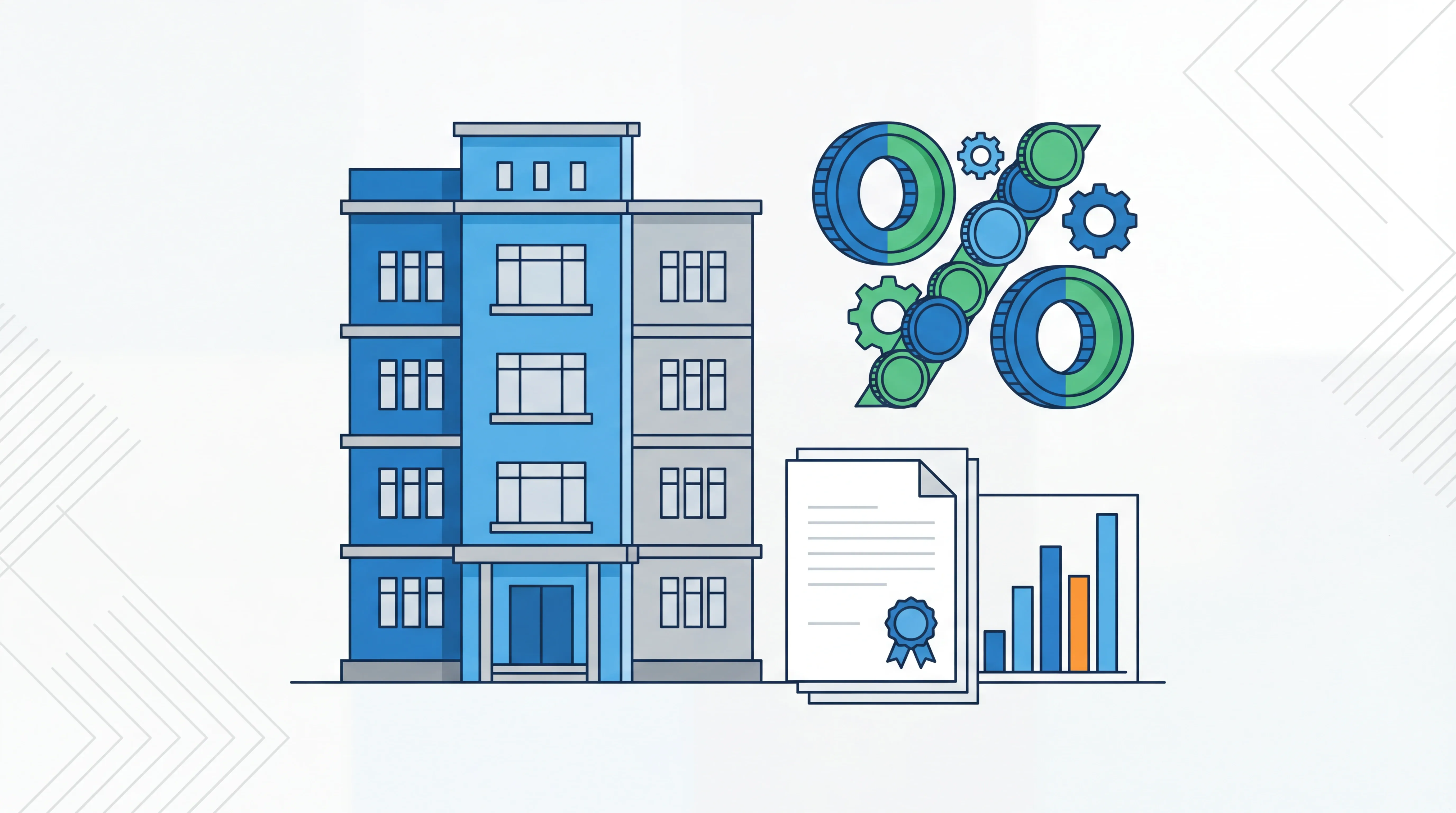 Grafik zum Thema Steuern beim Immobilienverkauf